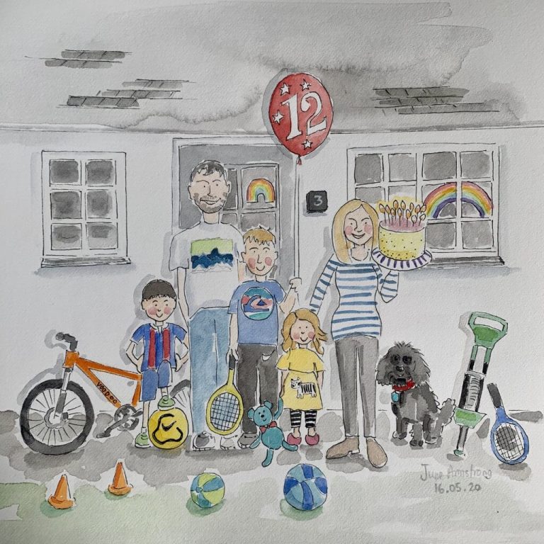 Family Birthday Bespoke Artwork