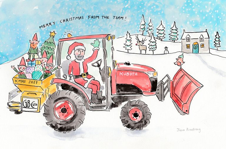 GBCltd Christmas Card Commission Original