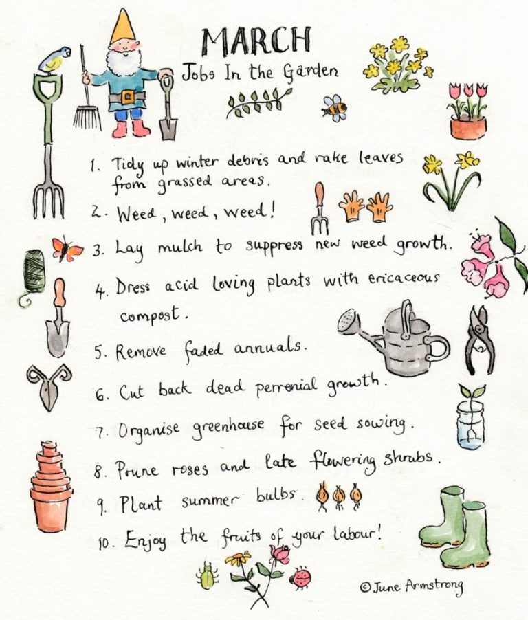 March Garden Jobs