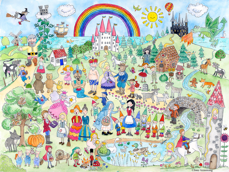 Fairytales Childhood Stories Illustrations